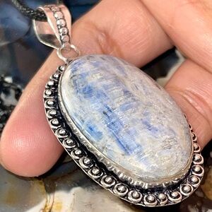 Blue Kyanite Pendant 2 1/2”